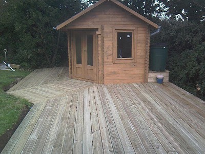 Summer House and decking